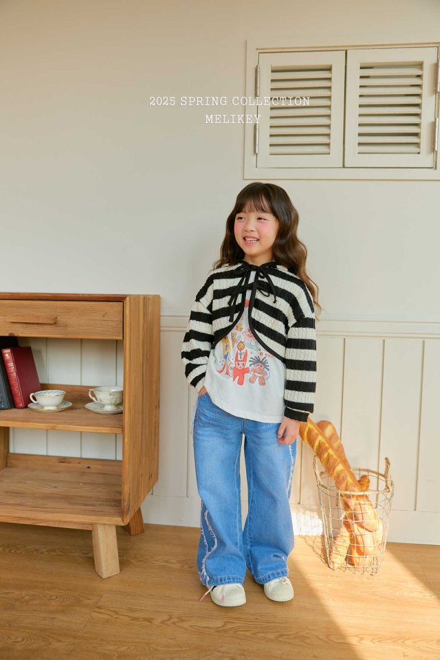 [melikey] Waki Wide Denim Pants