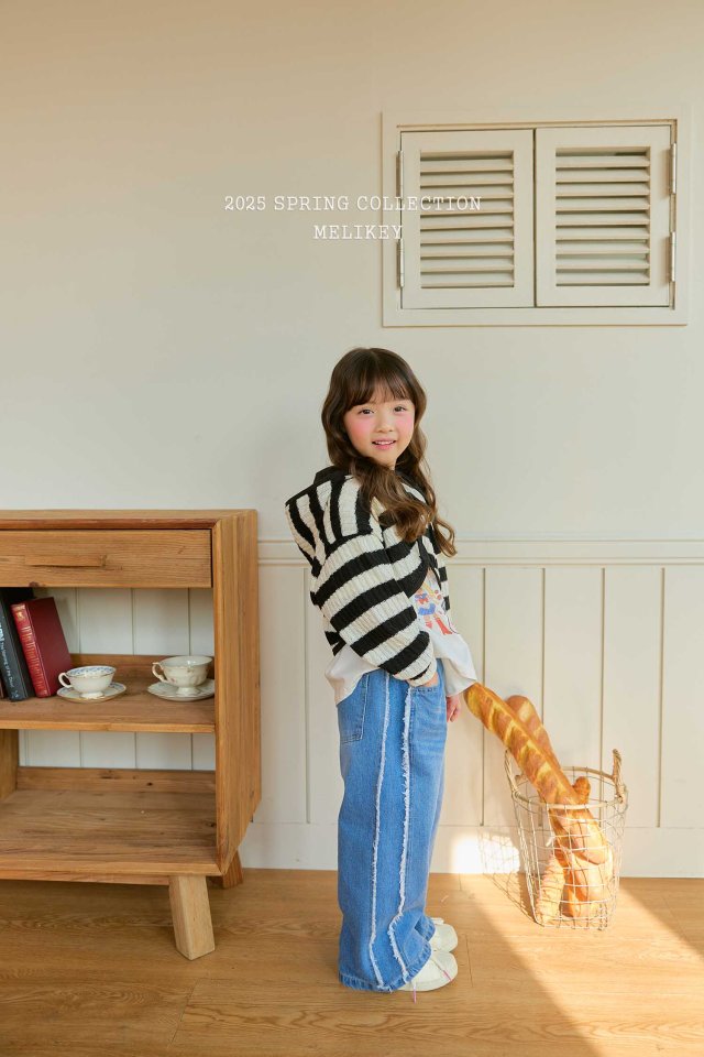 [melikey] Waki Wide Denim Pants