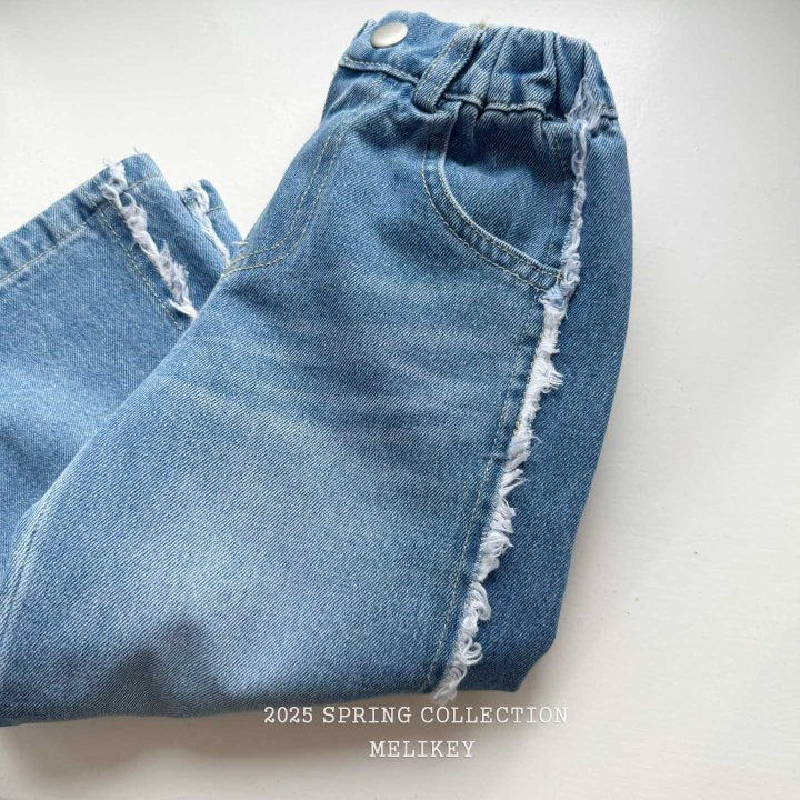 [melikey] Waki Wide Denim Pants