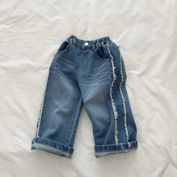 [melikey] Waki Wide Denim Pants