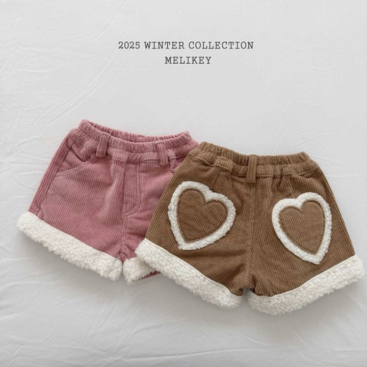 [melikey]Ugg Heart Shorts_2colors
