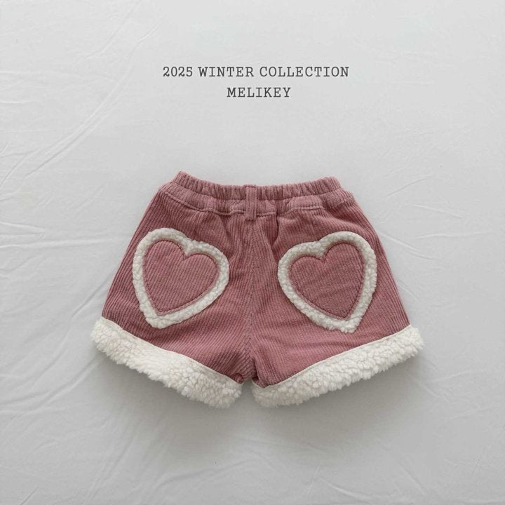 [melikey]Ugg Heart Shorts_2colors