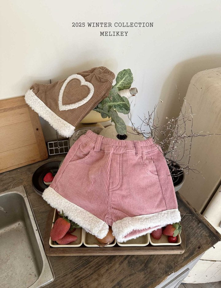 [melikey]Ugg Heart Shorts_2colors