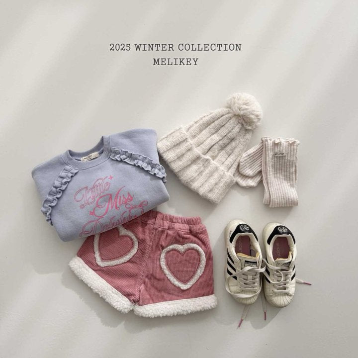 [melikey]Ugg Heart Shorts_2colors