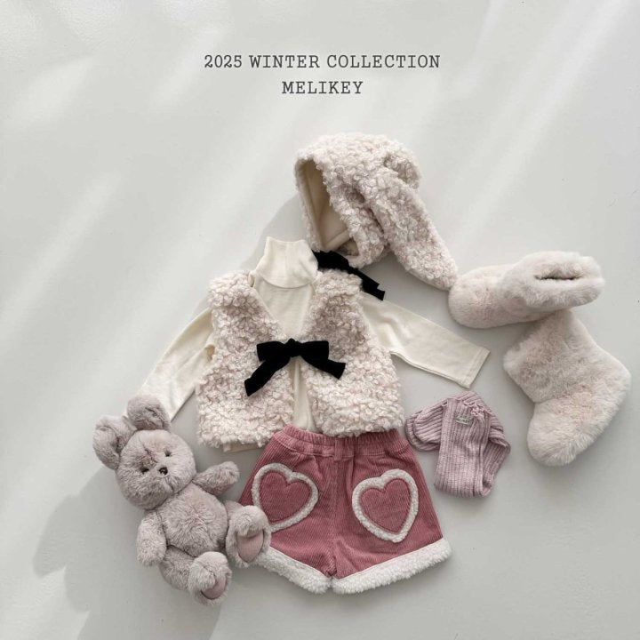 [melikey]Ugg Heart Shorts_2colors