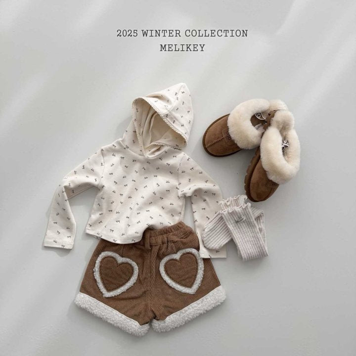 [melikey]Ugg Heart Shorts_2colors