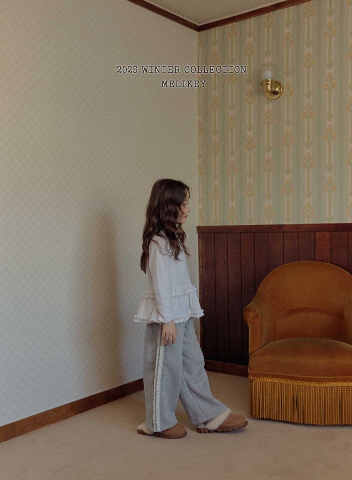 [melikey] Asymmetrical Waist Pants_2colors