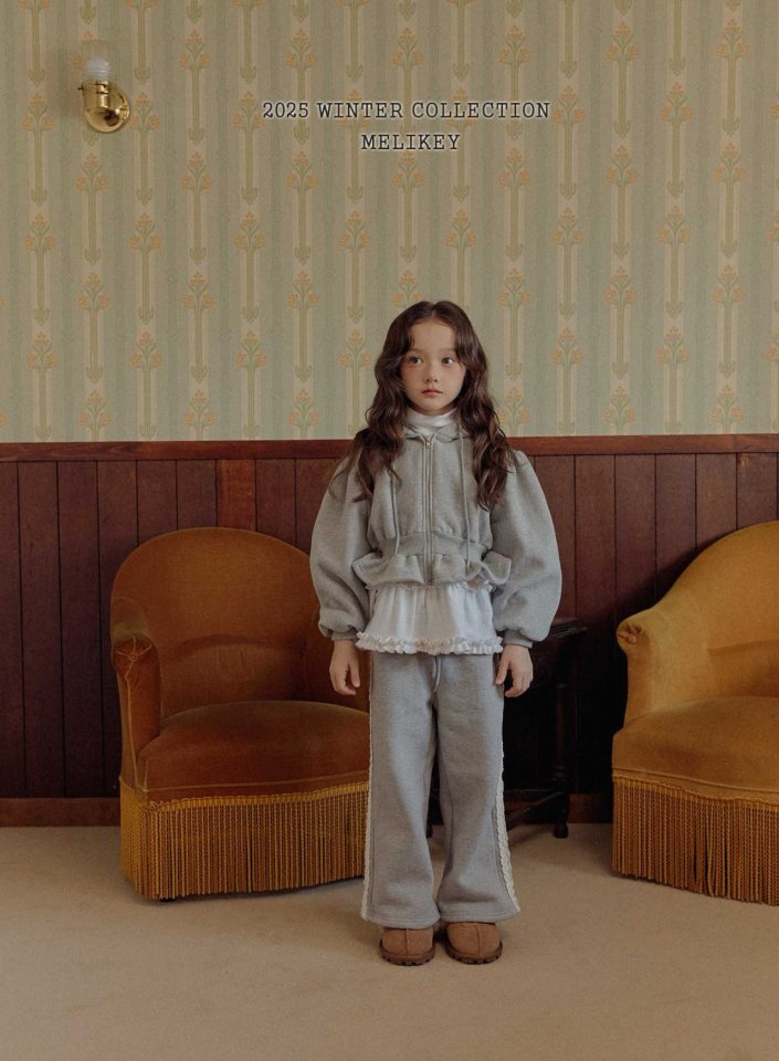 [melikey] Asymmetrical Waist Pants_2colors