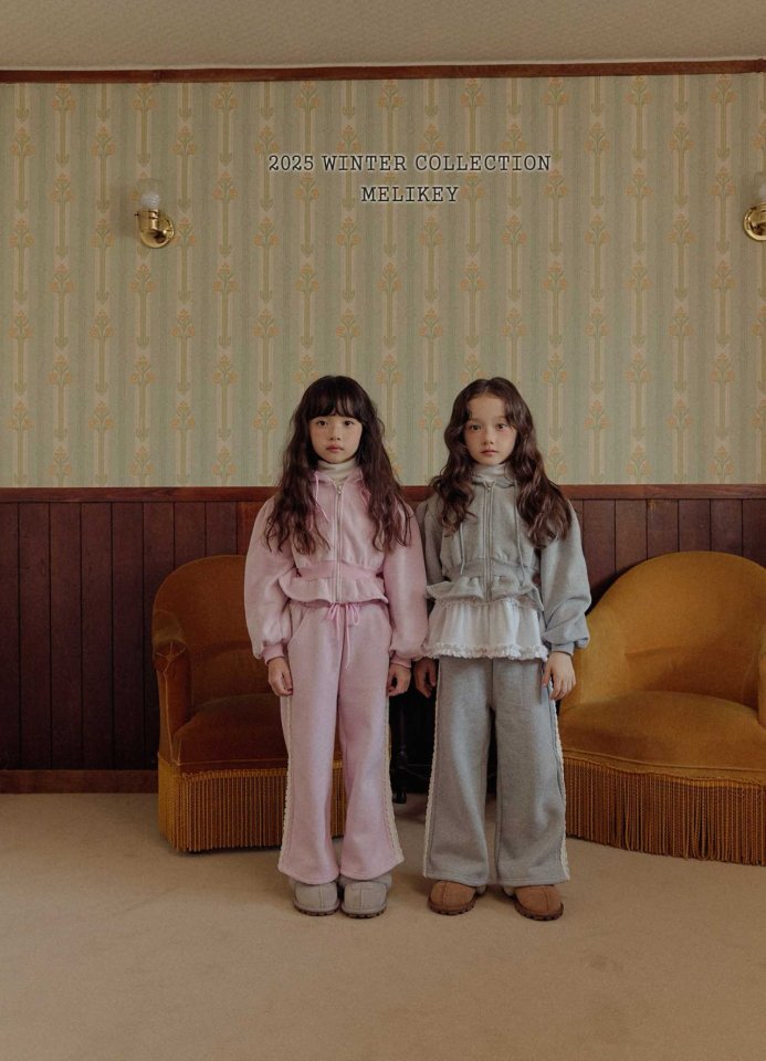 [melikey] Asymmetrical Waist Pants_2colors