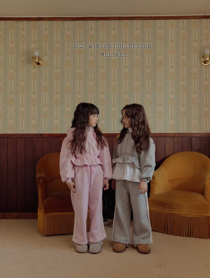 [melikey] Asymmetrical Waist Pants_2colors