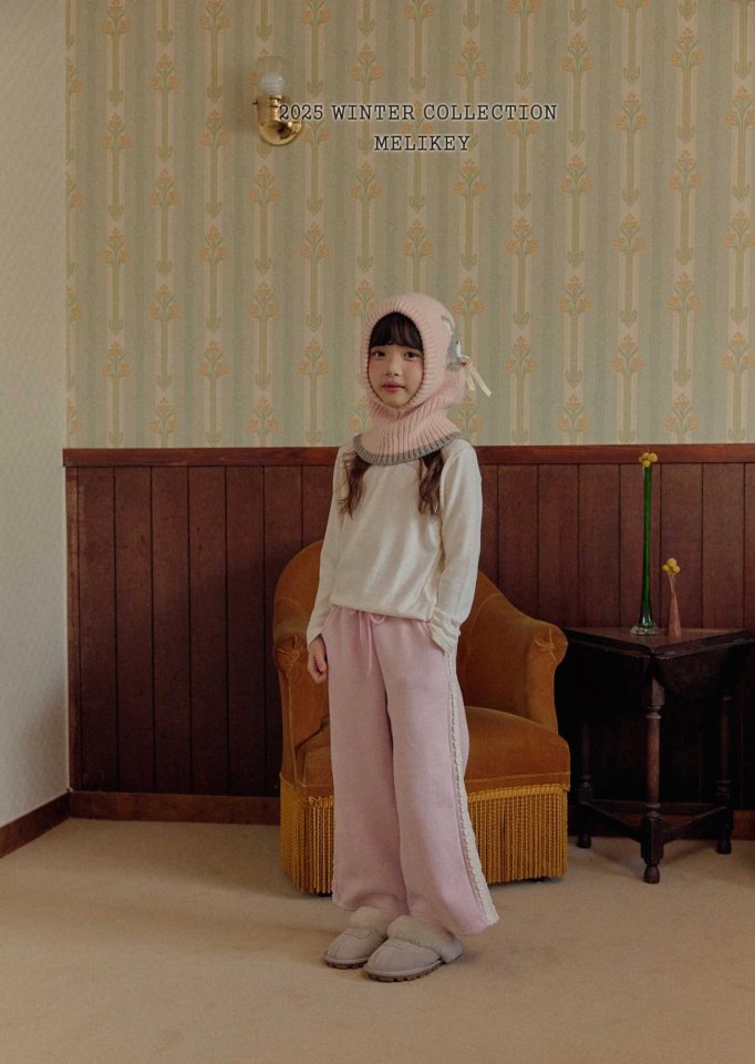 [melikey] Asymmetrical Waist Pants_2colors