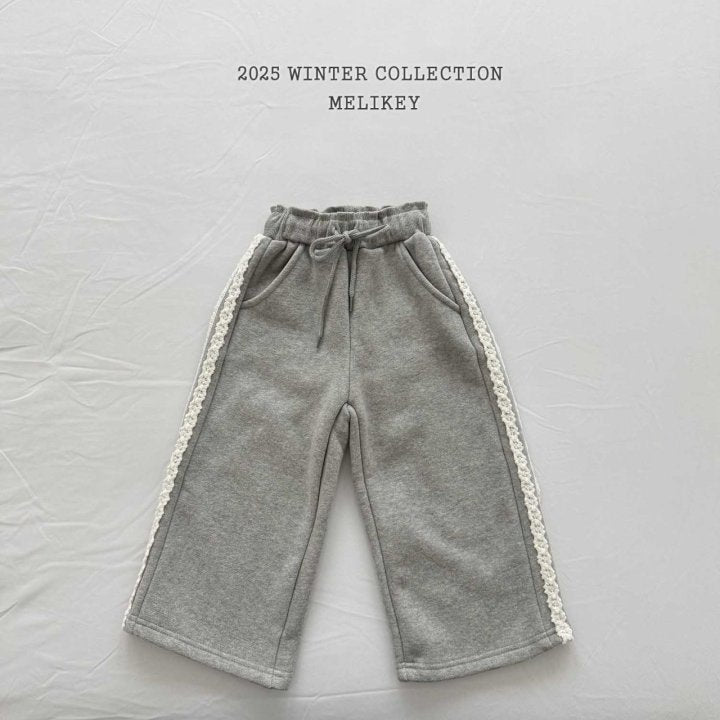 [melikey] Asymmetrical Waist Pants_2colors