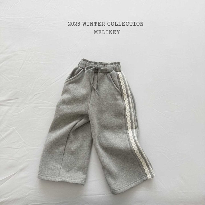 [melikey] Asymmetrical Waist Pants_2colors