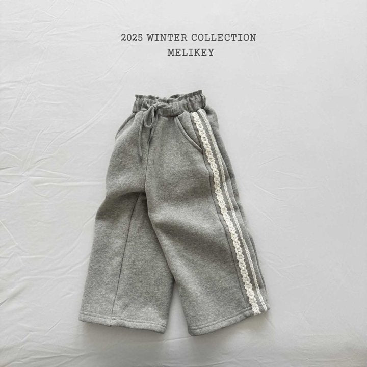 [melikey] Asymmetrical Waist Pants_2colors