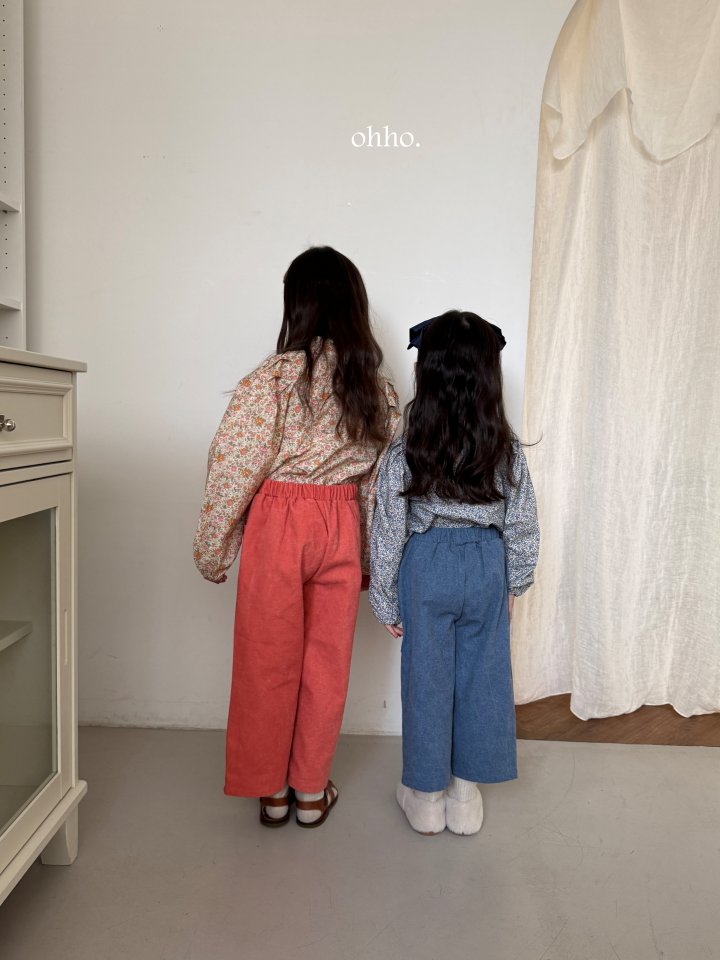 [ohho] Carol Pintuck Pants_4colors