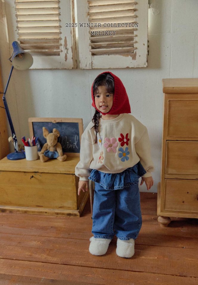 [melikey] Jane Frill Denim Pants_Denim