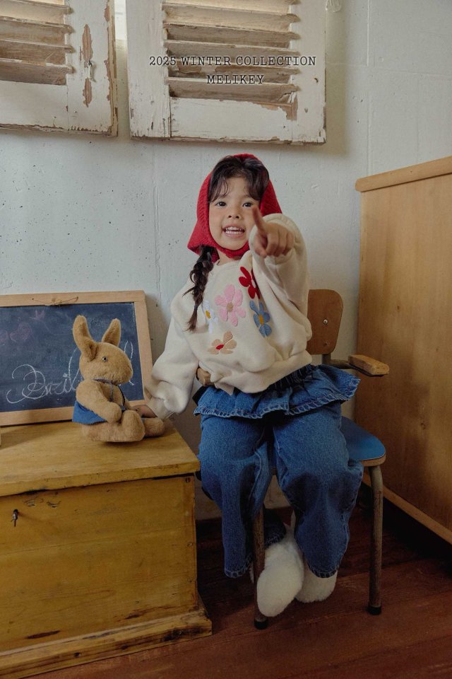 [melikey] Jane Frill Denim Pants_Denim