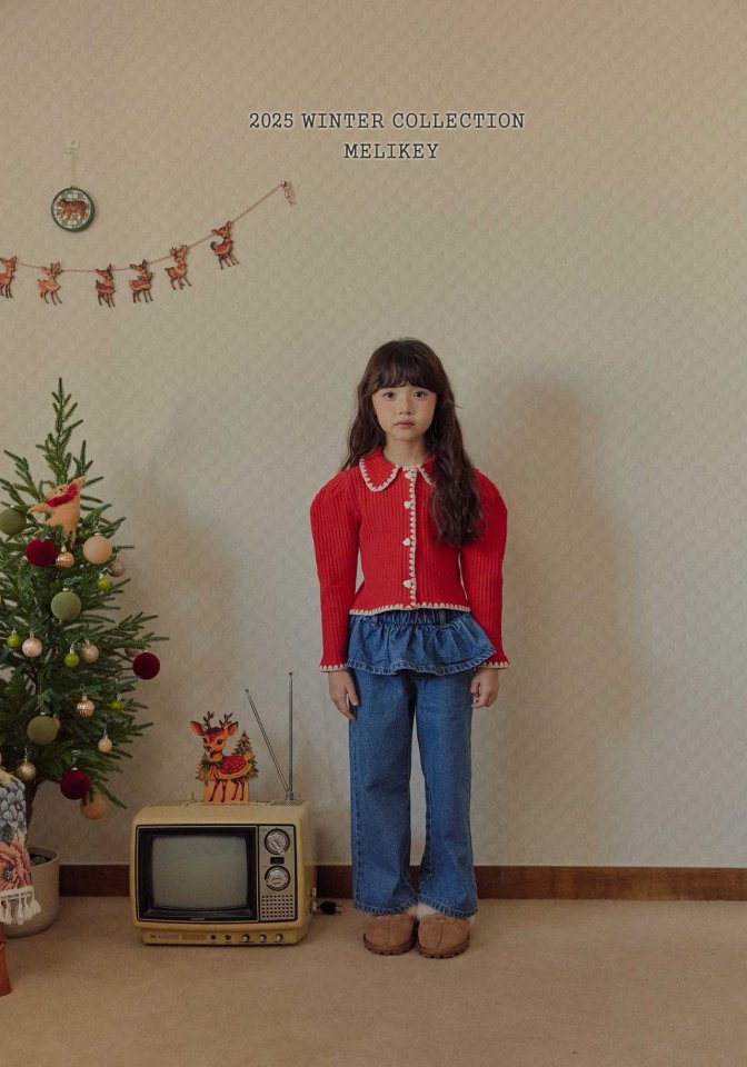 [melikey] Jane Frill Denim Pants_Denim