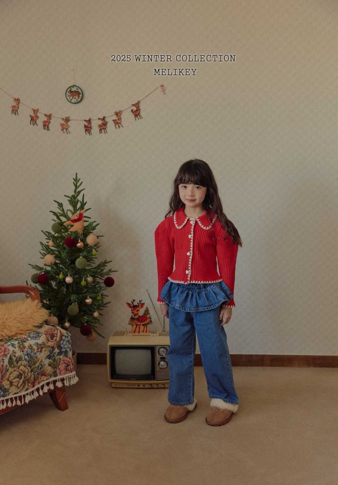 [melikey] Jane Frill Denim Pants_Denim