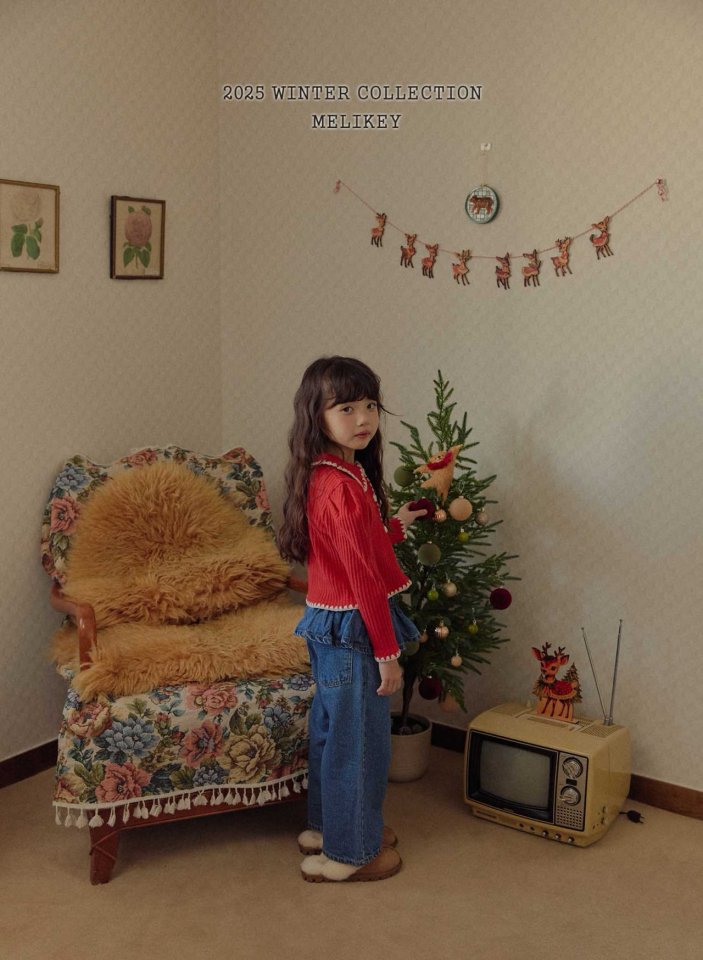 [melikey] Jane Frill Denim Pants_Denim