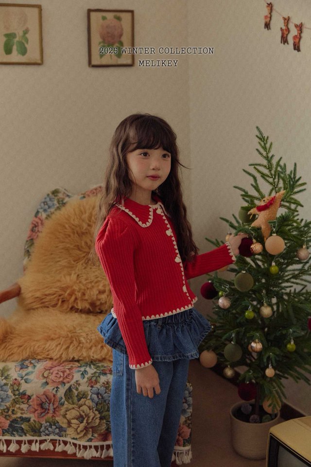 [melikey] Jane Frill Denim Pants_Denim