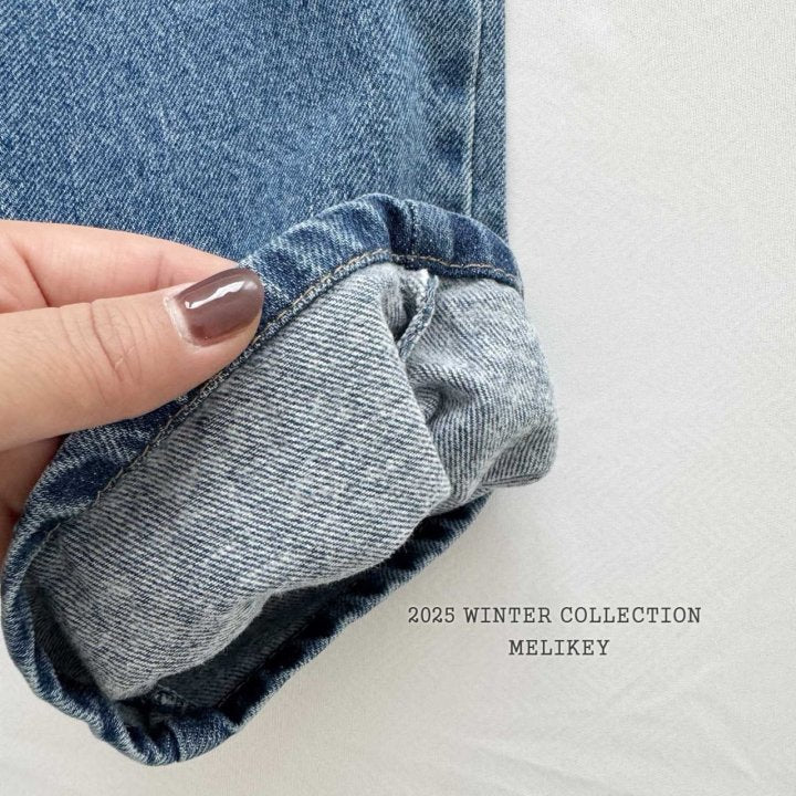 [melikey] Jane Frill Denim Pants_Denim