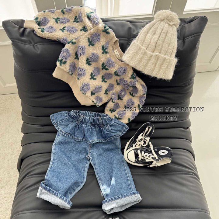 [melikey] Jane Frill Denim Pants_Denim