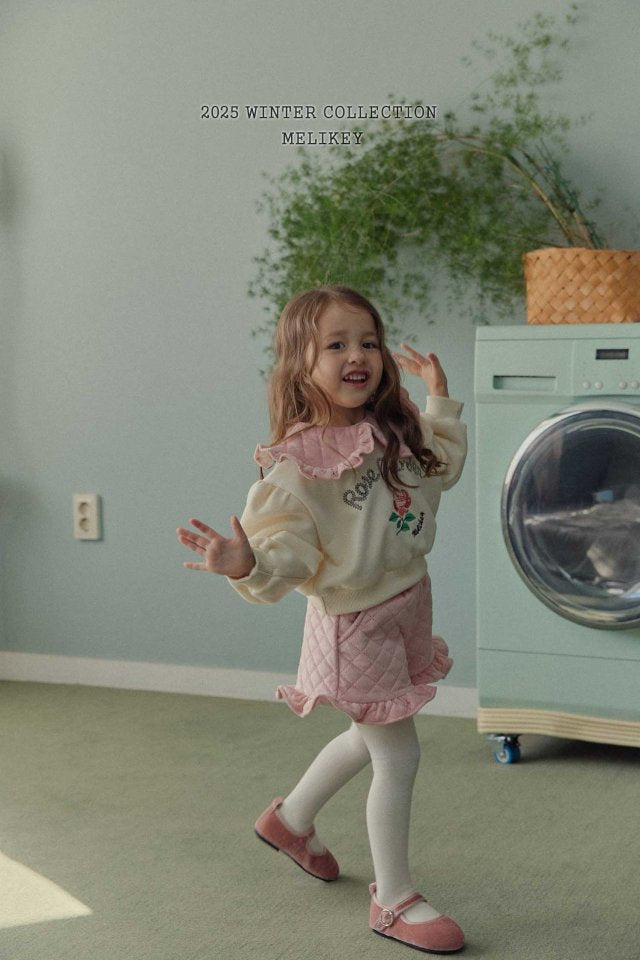 [melikey] Quilted Frill Shorts_2colors