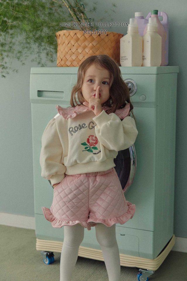 [melikey] Quilted Frill Shorts_2colors