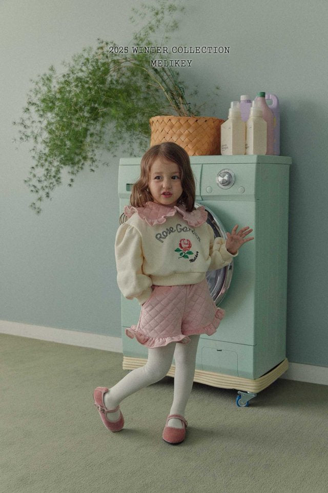 [melikey] Quilted Frill Shorts_2colors