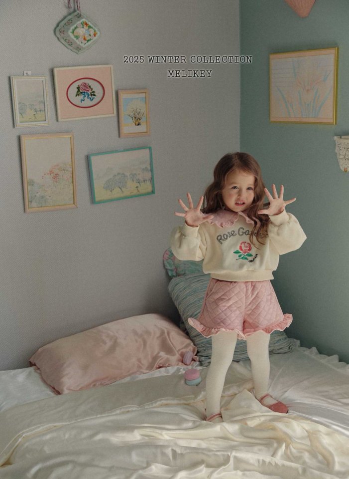 [melikey] Quilted Frill Shorts_2colors