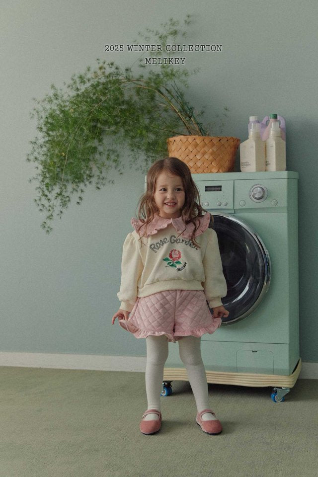 [melikey] Quilted Frill Shorts_2colors