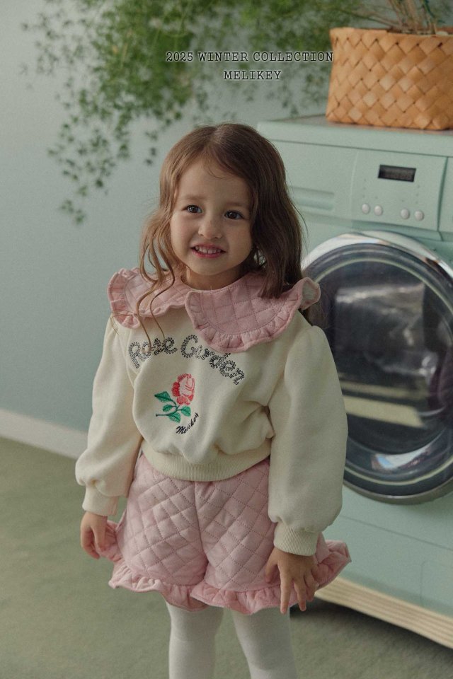 [melikey] Quilted Frill Shorts_2colors