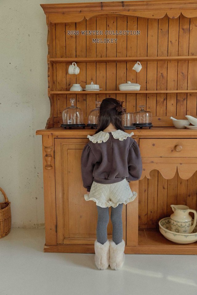 [melikey] Quilted Frill Shorts_2colors