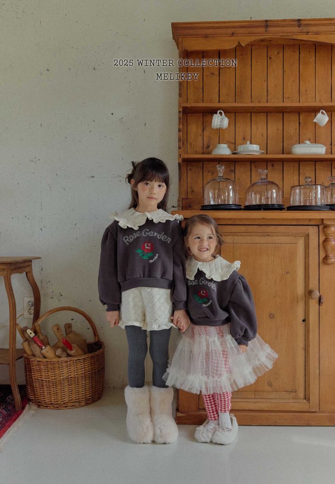 [melikey] Rose Garden Sweatshirt_2colors