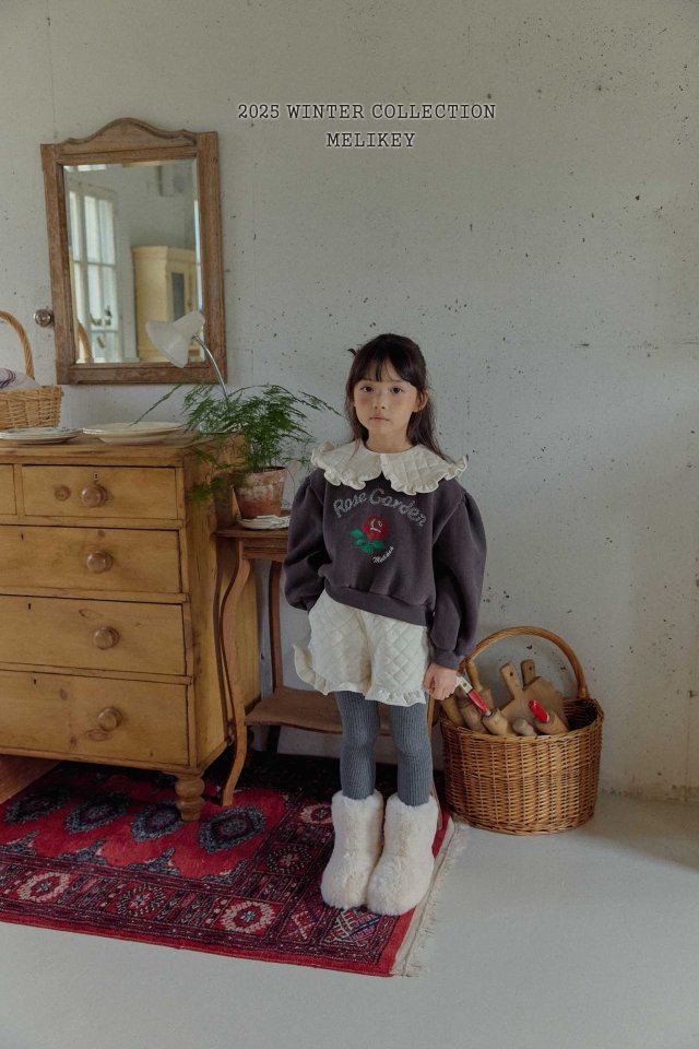 [melikey] Rose Garden Sweatshirt_2colors