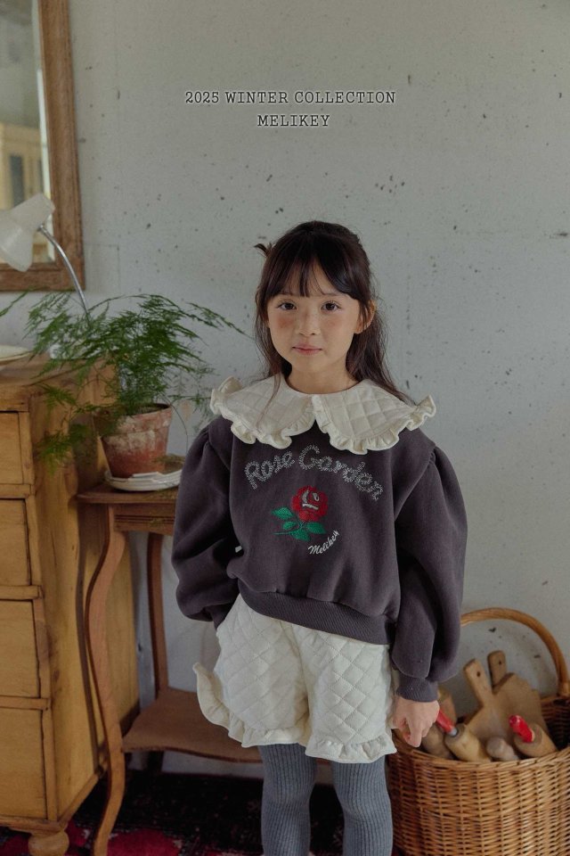 [melikey] Rose Garden Sweatshirt_2colors