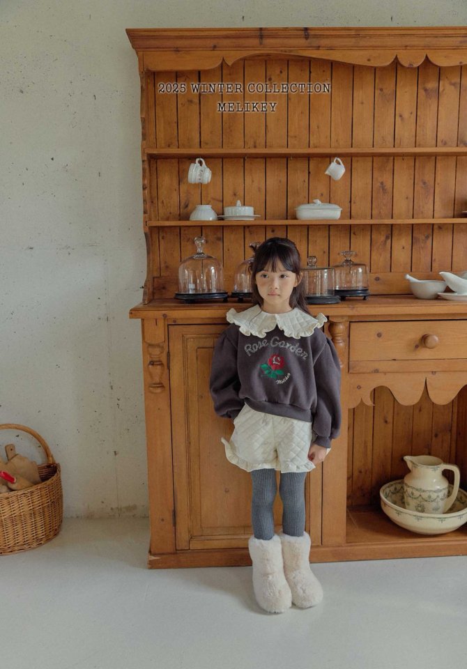 [melikey] Rose Garden Sweatshirt_2colors