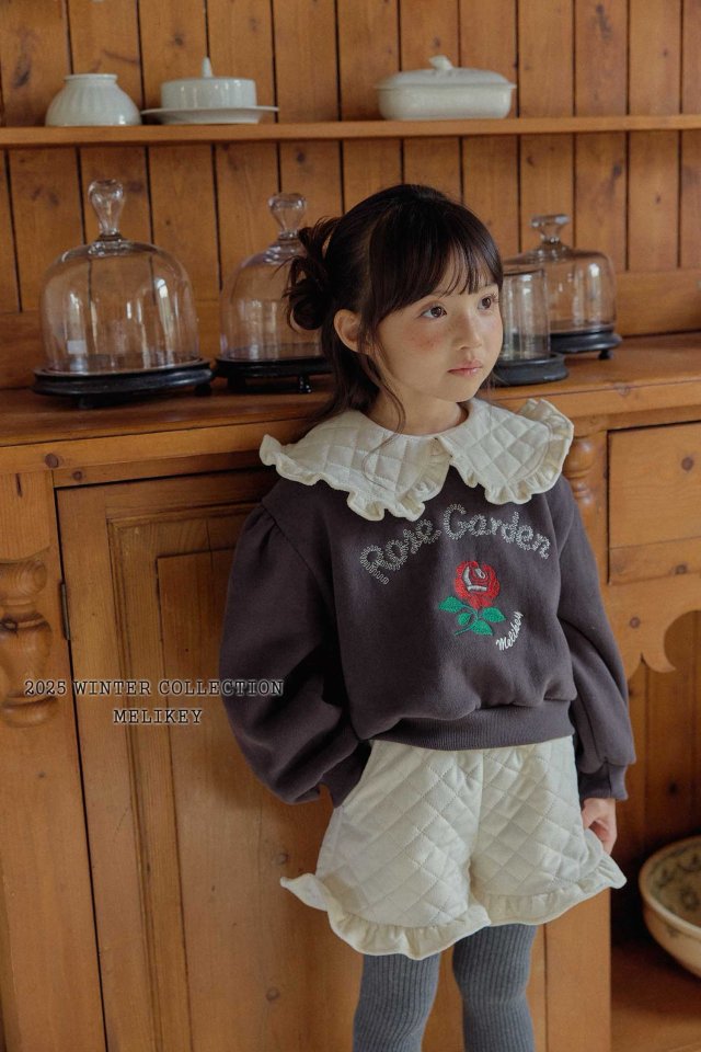 [melikey] Rose Garden Sweatshirt_2colors