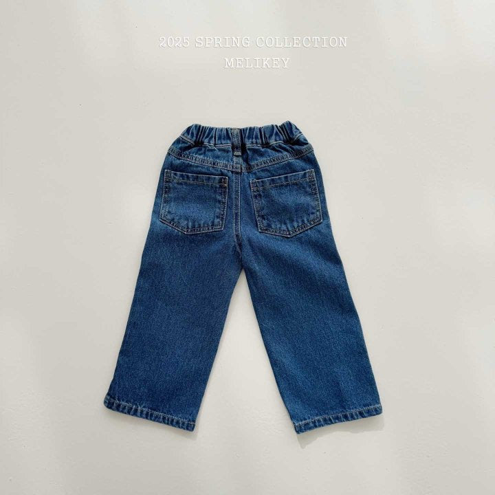 [melikey] More Slit Pants_Denim