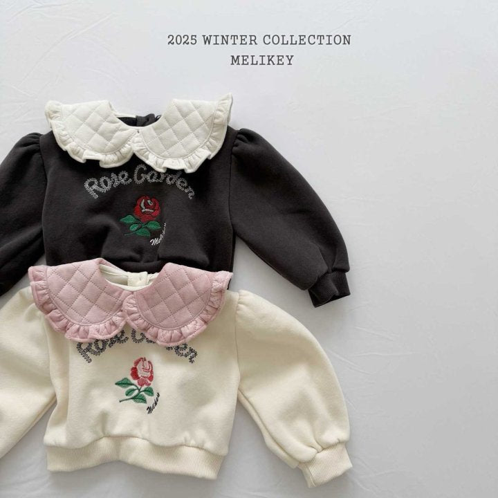 [melikey] Rose Garden Sweatshirt_2colors