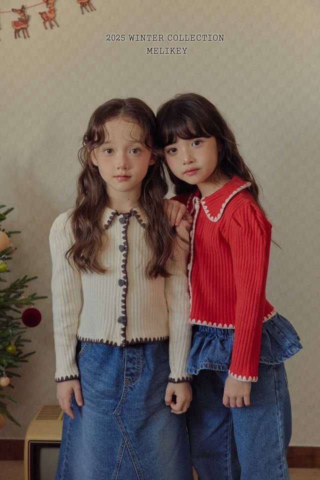 [melikey] Mellow Ribbed Cardigan_2colors