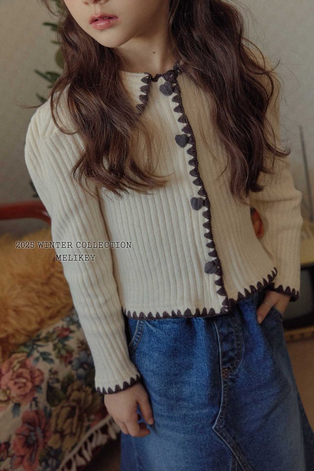 [melikey] Mellow Ribbed Cardigan_2colors