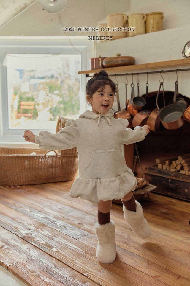 [melikey] Pumpkin Hoodie Dress_2colors