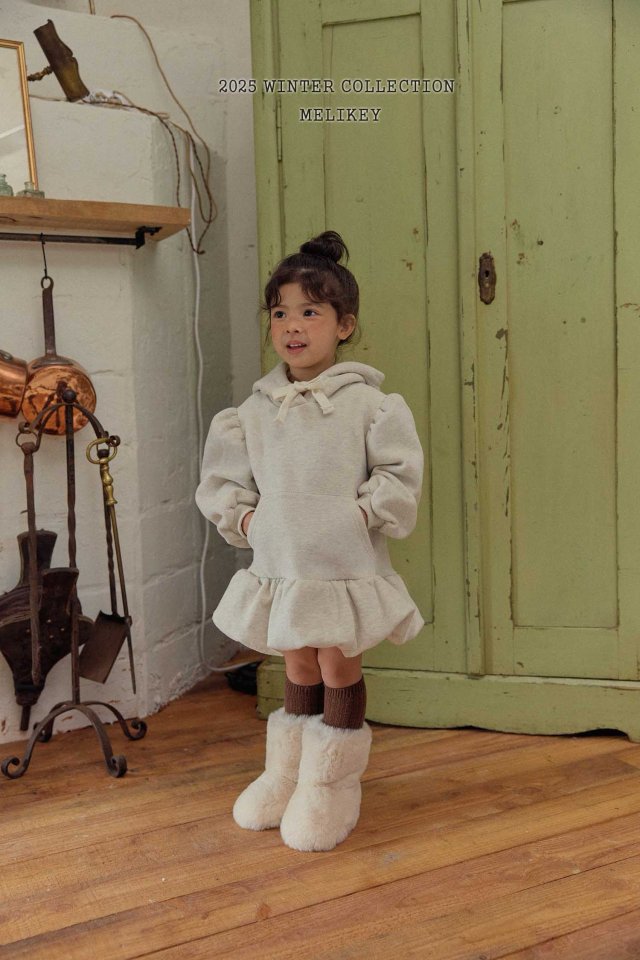 [melikey] Pumpkin Hoodie Dress_2colors