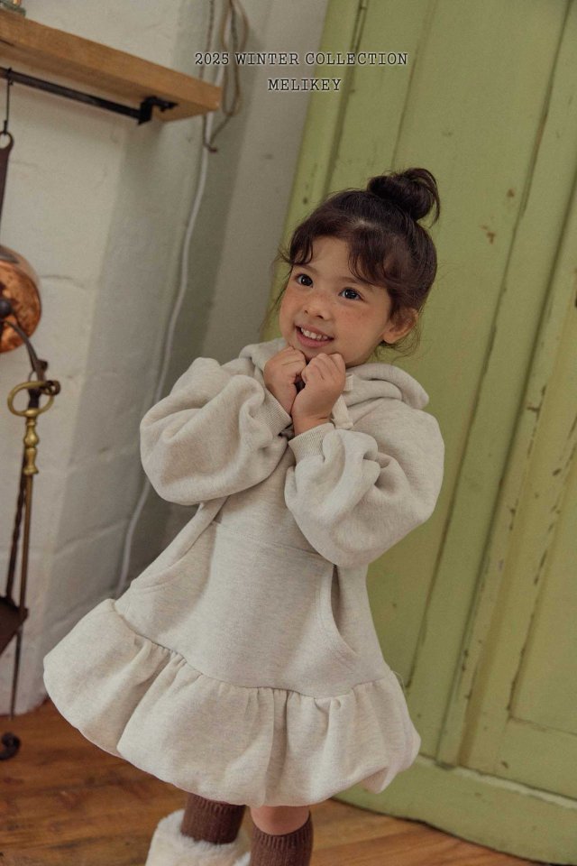 [melikey] Pumpkin Hoodie Dress_2colors