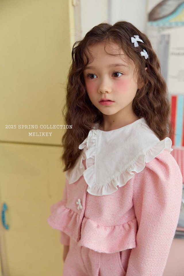 [melikey] Basic Frill Blouse_Ivory