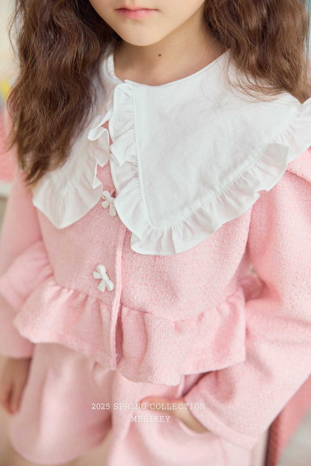 [melikey] Basic Frill Blouse_Ivory