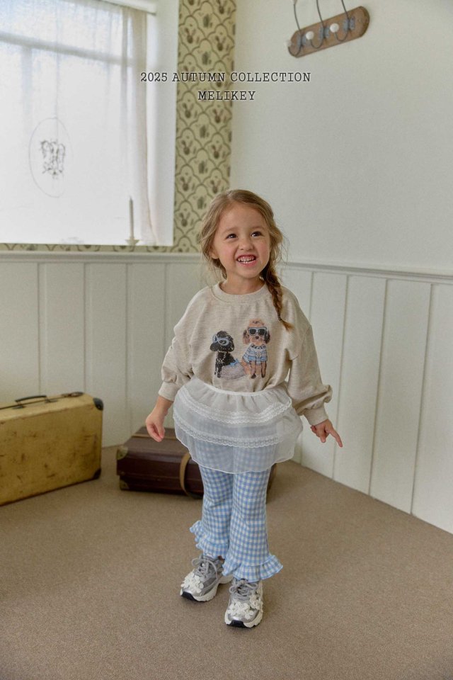 [melikey] Poodle sweatshirt_2colors