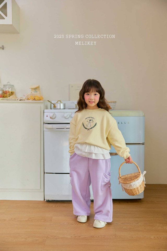 [melikey] Cargo Ribbon Pants_2colors